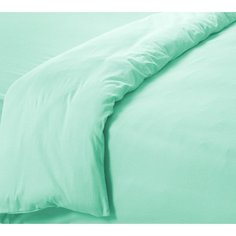 Пододеяльник евро 200х220 трикотаж (140 г/квм) Мята Текс Дизайн