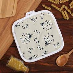 Прихватка Доляна "Ромашки" 17х17 см 100% п/э