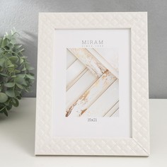 Фоторамка пластик МИРАМ 15х21 см, 642744-6 No Brand