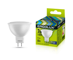 Лампочка Ergolux GU5.3 7W 220V 6500K 665Lm LED-JCDR-7W-GU5.3-6K 12881 Navigator
