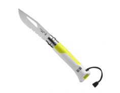 Нож Opinel серии Specialists Outdoor №08, клинок 8,5см, нерж.сталь, пластик, свисток, темл