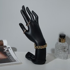 Подставка для украшений "Рука" 9 х 12 х 22, цвет чёрный No Brand