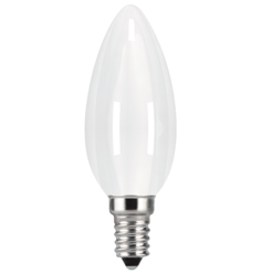Лампа светодиодная Gauss Basic Filament Е14 8,5 Вт 2700 К свеча матовая