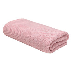 Махровое банное полотенце Bravo Новелла 50х80 розовый, плотность 450 гр,кв.м.