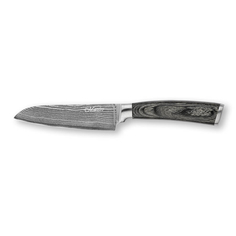 Нож из дамасской стали в форме Santoku. MR-1482 Feel AT Home