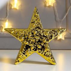 Сувенир керамика "Золотая звезда" 13,8х4,4х14,8 см No Brand