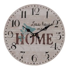 Часы настенные интерьерные дерево ALAT Home Пляжный домик 33,5х4х34см 756296