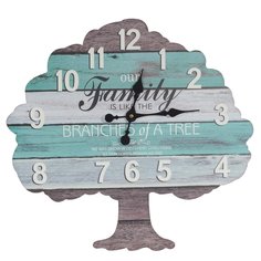Часы настенные интерьерные дерево ALAT Home Пляжный домик 51х2х49см 768176