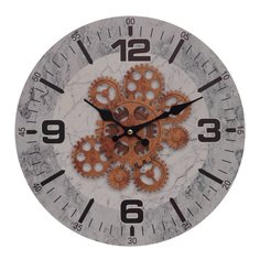 Часы настенные интерьерные дерево ALAT Home Механика 33,5х4х33,5см 756287