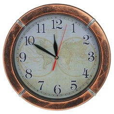 Часы настенные интерьерные пластик ALAT Home Путешетсвенник 29х4х29см 769693