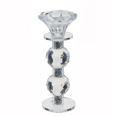 Подсвечник стекло ALAT Home Свадьба 6,5х6,5х17см 765508