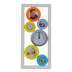 Фоторамка коллаж с часами мдф ALAT Home 19х2,5х42см 535181