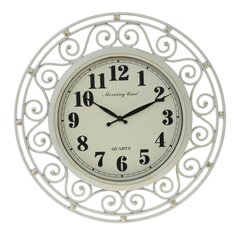 Часы настенные пластик ALAT Home Прованс Серо-сиреневый 51х5х51см 769989