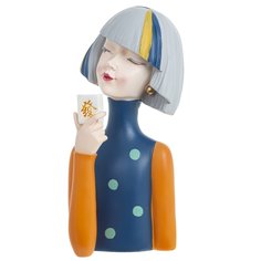 Фигурка декоративная пластик ALAT Home Девушка 14х15х31см 786278