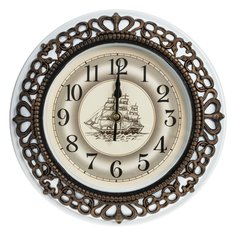 Часы настенные интерьерные пластик ALAT Home Винтаж 25х4,5х25см 788286