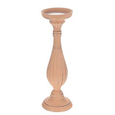 Подсвечник дерево ALAT Home Тренды Нежно-розовый 11х11х34см 785796