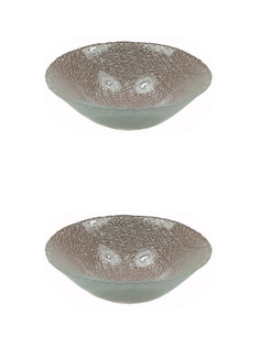 Набор салатников стекло Аксам Ривьера жемчуг диаметр 15см 2шт 15735/1 Akcam