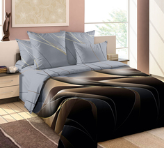Постельное белье Mercury Home Грильяж Евро Макси Перкаль 2 наволочки 70x70