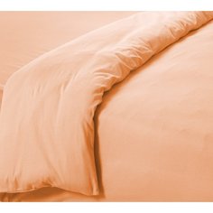 Пододеяльник 143х215 см трикотаж Персиковый Текс Дизайн