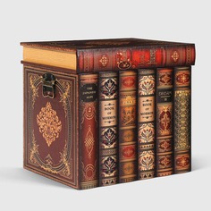 Сундук Grand Forest Книги 43 х 33 х 40 см коричневый
