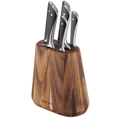 Набор ножей кухонных Tefal Jamie Oliver K267S656 подставка в комплекте 6 ножей
