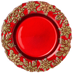 Тарелка Bronco celebration red 22 см