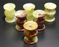 Подсвечники из натурального камня T&Z_Mineral оникс для церковной свечи