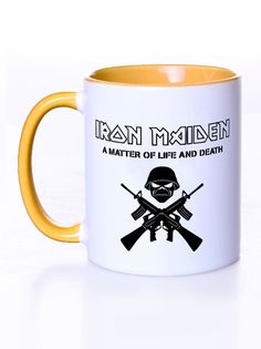 Кружка Каждому Своё "Iron Maiden/Рок-группа/Стив Харрис" 330 мл