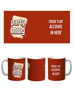 Кружка Каждому Своё "Party mug/No alcohol in here" 330 мл