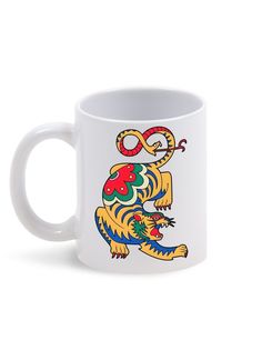 Кружка Каждому Своё "Тигр/Tiger/Япония" 330 мл