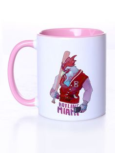 Кружка Каждому Своё "Hotline Miami/Хотлайн/Игра" 330 мл