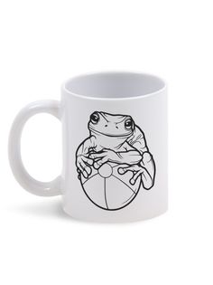 Кружка Каждому Своё "Милая жаба/Frog/Лягушка" 330 мл