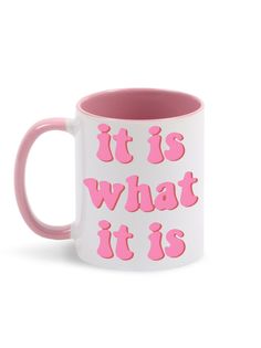 Кружка Каждому Своё "It is what it is/Что есть, то есть" 330 мл