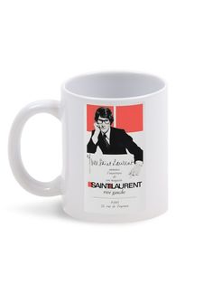 Кружка Каждому Своё "Ив Сен Лоран/YSL/Модельер" 330 мл