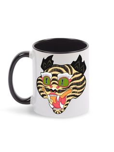 Кружка Каждому Своё "Тигр/Tiger/Япония" 330 мл