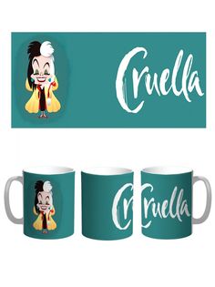 Кружка Каждому Своё "Круелла/Cruella/Фильм/101 долматинец" 330 мл