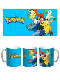 Кружка Каждому Своё "Покемоны/Pokemon/Аниме" 330 мл