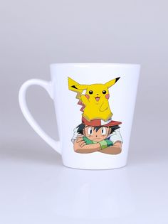 Кружка Каждому Своё "Покемоны/Pokemon/Аниме" 360 мл