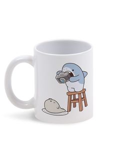 Кружка Каждому Своё "Милые акулы/Shark/Cute" 330 мл