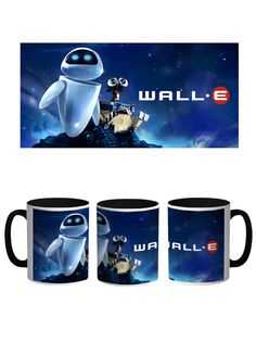 Кружка Каждому Своё "Валли/Ева/WALL-E/Мультфильм" 330 мл
