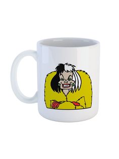 Кружка Каждому Своё "Круелла/Cruella/Фильм/101 долматинец" 330 мл
