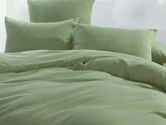 Простыня Maktex из сатина на резинке 180x200x40 Фисташка Люкс