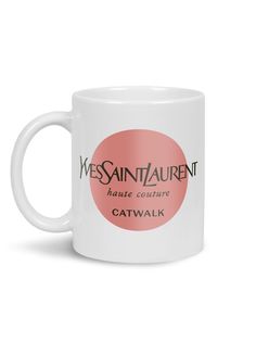 Кружка Каждому Своё "Ив Сен Лоран/YSL/Модельер" 330 мл