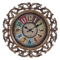 Часы настенные интерьерные пластик ALAT Home Сканди-бохо 40х5х40см 765421