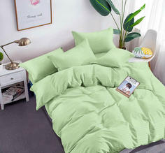 Пододеяльник Maktex из страйп-сатина 220 х 240 Росток 1х1