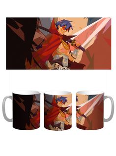Кружка Каждому Своё "Гуренн-лаганн/Gurren Lagann/Аниме" 330 мл