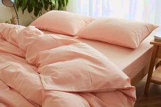 Простыня Maktex из варёного хлопка на резинке 647 Персик