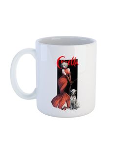 Кружка Каждому Своё "Круелла/Cruella/Фильм/101 долматинец" 330 мл