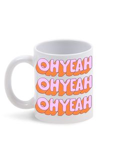 Кружка Каждому Своё "Oh yeah/О да/Фраза" 330 мл