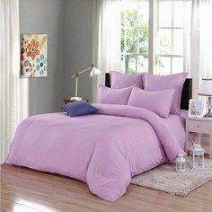Пододеяльник Maktex из тенселя 145 х 215 60S 38 Розовый